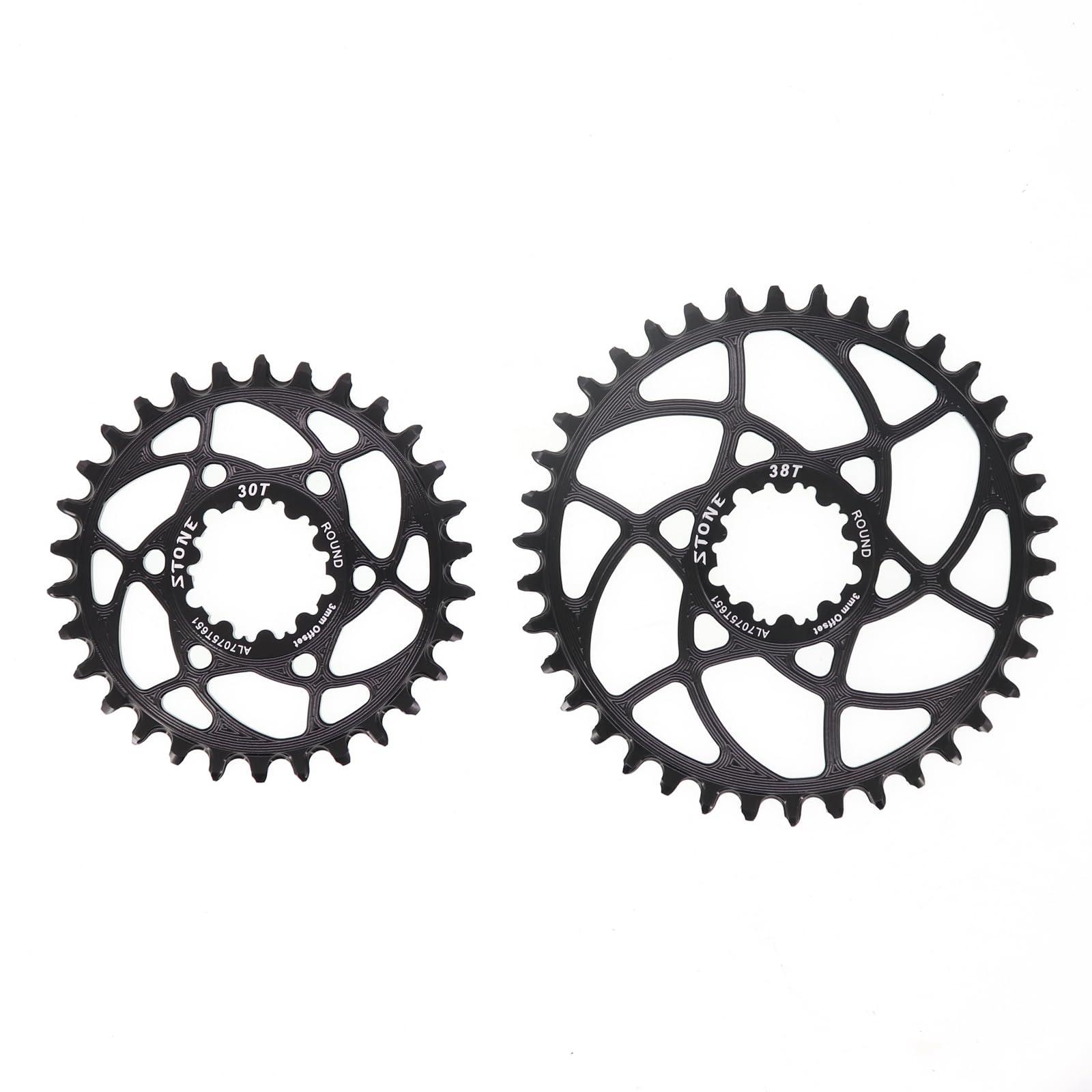 DJC Components DJC Components Stone Bike Chainring 3mm Offset Round Direct Mount for Sram Boost 148 GXP X9 X0 XX1 X01 28t to 40T (28T)