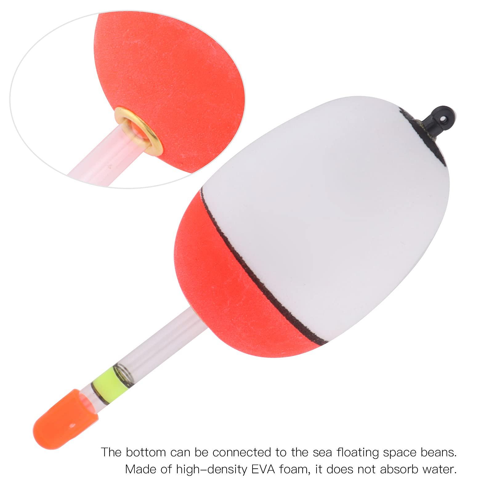 HERCHR HERCHR Fishing Bobber, 5PCS EVA Drift Float Light Stick Foam Fish Floats LongRange Shot Hanging Drifting Accessories for Outdoor Night Fishing(40g)