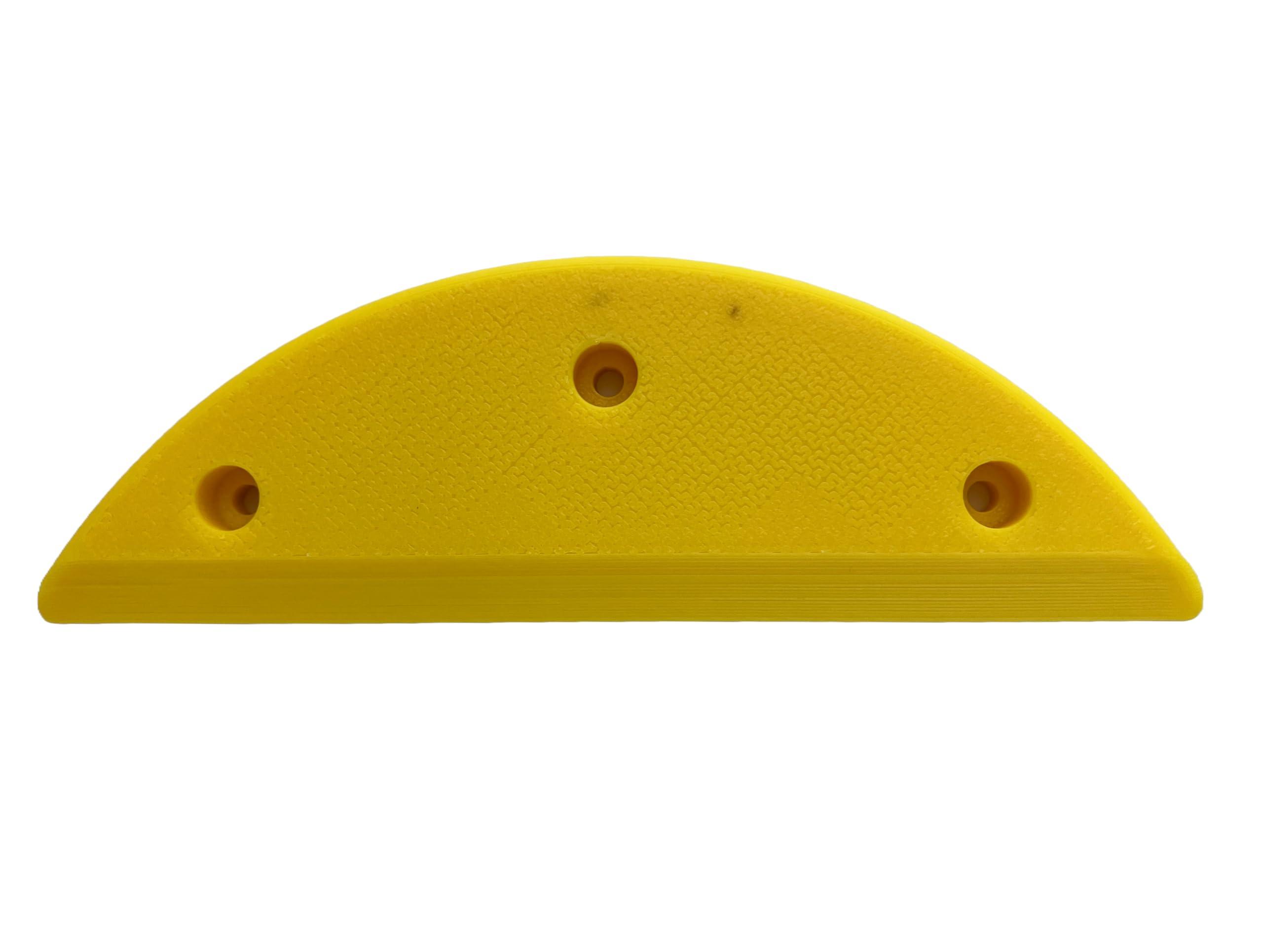 Century Skate Shop Century Tail Bone Style Skid Plate, 5.5 inch (Yellow)