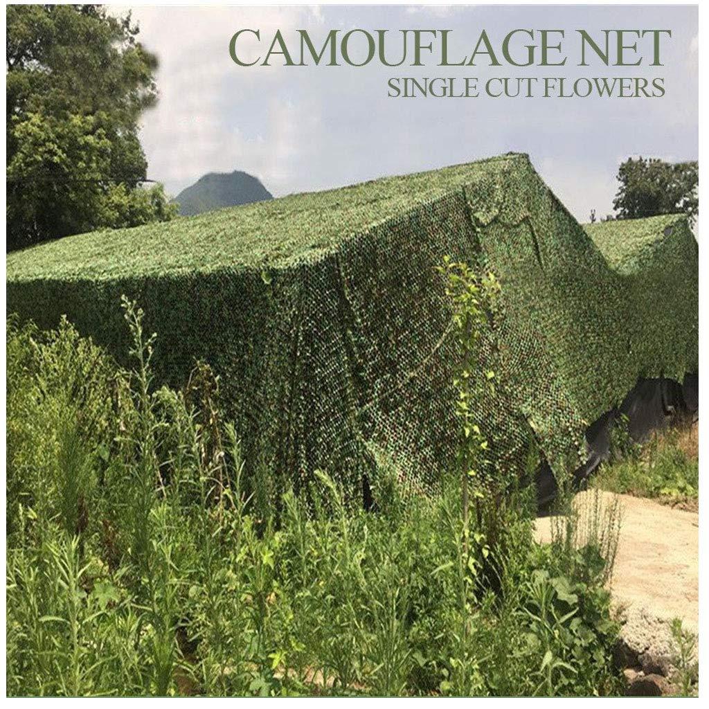 bandezid bandezid Camouflage Netting Army Camo Net Camouflage Tarpaulin Sunscreen Nets for Sunshade Camping Military Hunting Shooting Blind Watching Hide Party Decorations-Camouflage net 1.5x8m(4.9x26ft)