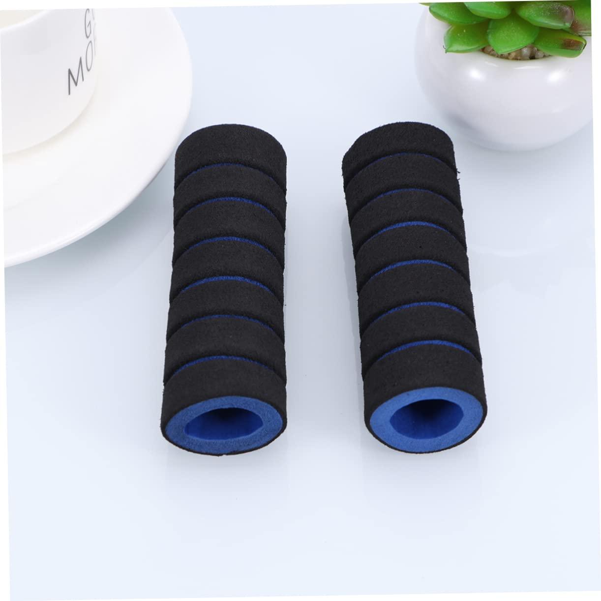 KOMBIUDA KOMBIUDA 2pcs Non-Slip Handlebar Grips for Bikes Ergonomic Sponge Covers Comfortable and Fits Standard Handlebars for Mountain Road and Electric Bikes