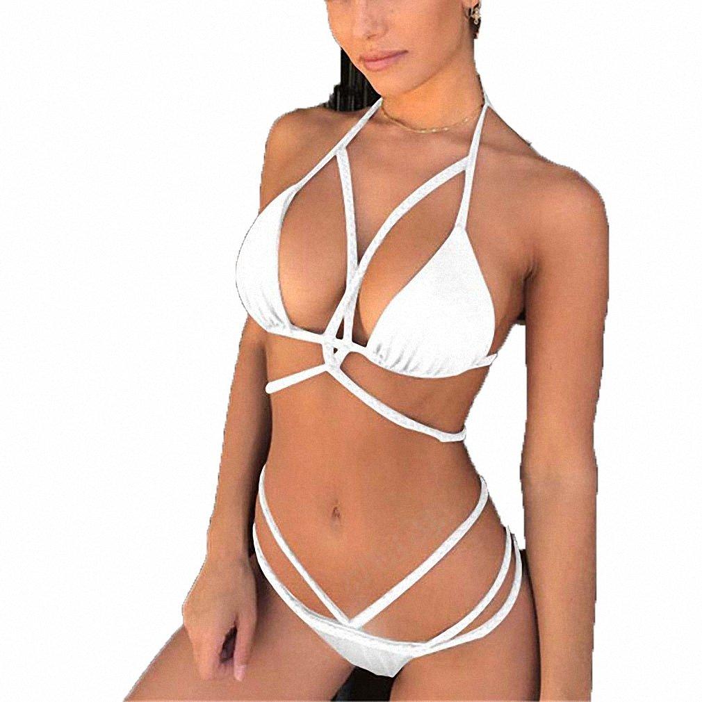 Tinpia Tinpia Womens Crochet Bikini Red Swimwear Bandage Swimsuit Sexy Thong Biquini Brazilian Bikinis Micro Bathing Suit M