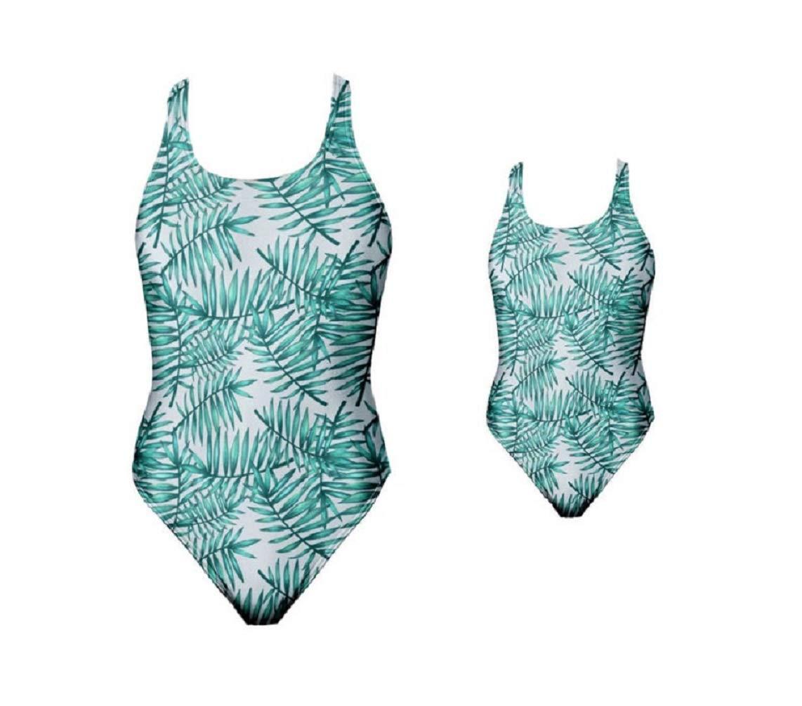 TinyTotsKids Mommy and me Swimsuit,Matching Swimsuit,Mother Daughter Swimsuit,Family Swimwear (Child - 6m) Multicolored
