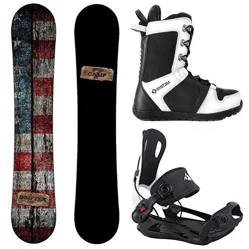 Camp Seven Camp Seven Package Drifter CRCX Snowboard-156 cm-System MTN Binding Large-System APX Snowboard Boots 11