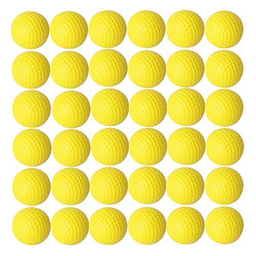 Dsmile Dsmile Practice Golf Balls, Foam, 36 Count, Yellow