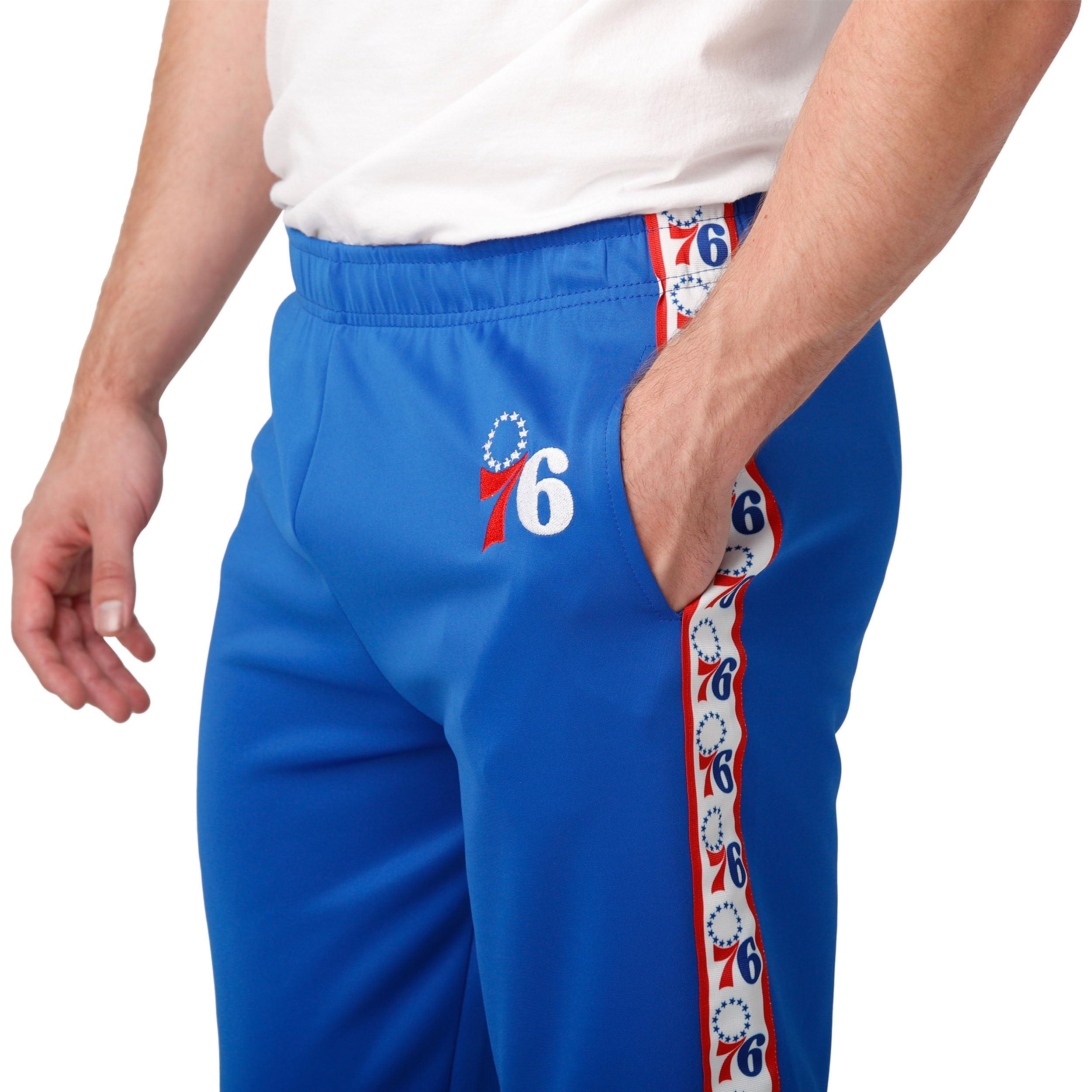 FOCO FOCO Men\'s Standard NBA Team Color Stripe Logo Track Suit Pants