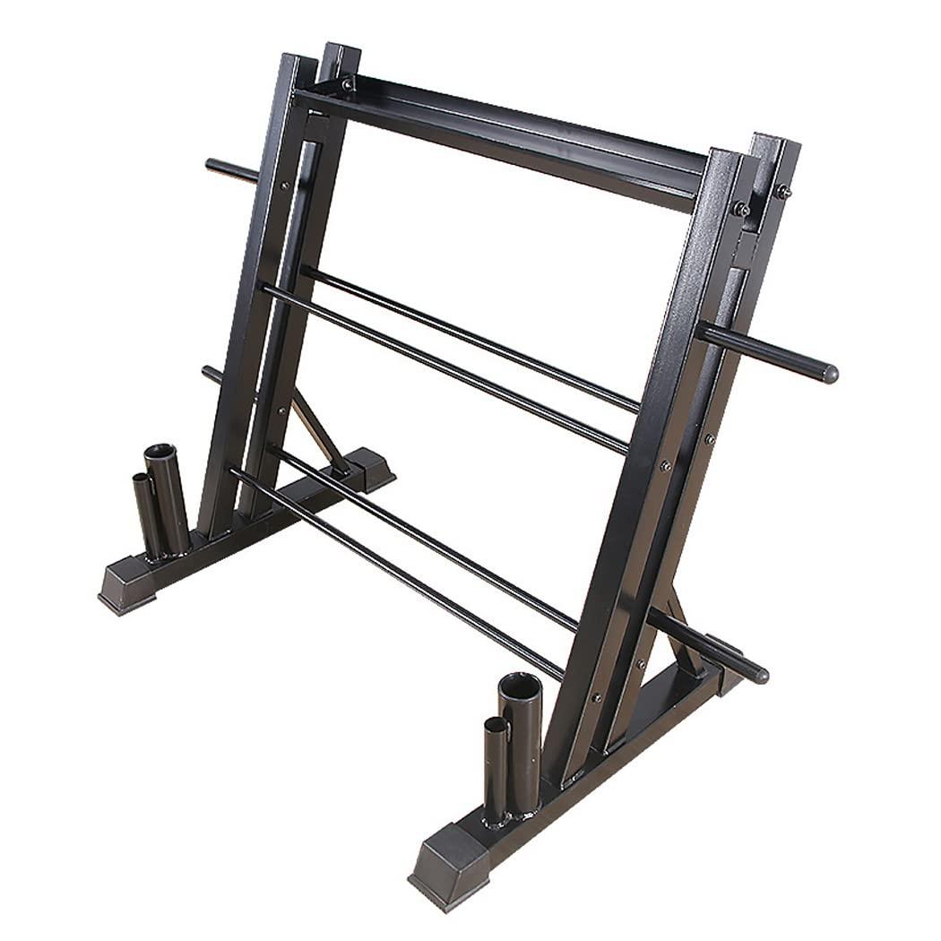 LANGWEI Home Gym Storage Rack, Multifunctional Adjustable Dumbbell Rack 3 Tier, Weight Rack for Dumbbells Kettlebells Weight Bar and Plates Fitness Equipment