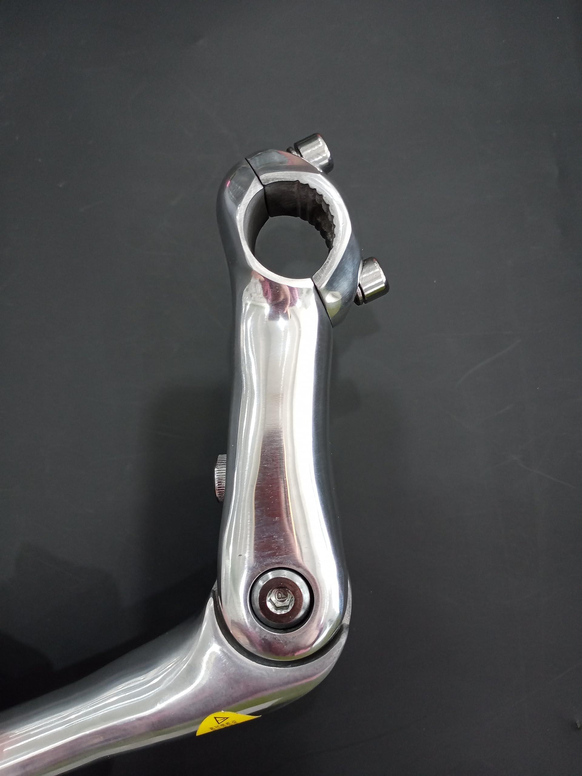 DONSP1986 DONSP1986 Quill Stem Adjustable 25.4mm, 22.2mm Alloy Alum 110mm -for Beach Cruisers, MTB's, and Gas Powered Bicycles- Silver (Silver, 22.2)