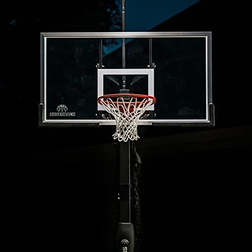 Silverback Silverback LED Basketball Hoop Light Illuminates Backboard, Rim, and Court and Fits Square Silverback and Goaliath In-Ground Hoops