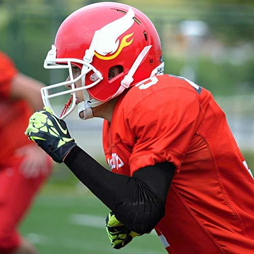 AceList AceList 2PCS Elbow Pads with Padded Compression Shield Shape Arm Sleeves for Protection - Suitable for Basketball, Volleyball, Football, and More - Ideal for Adults, Youth, Girls, Men, Women (Black)