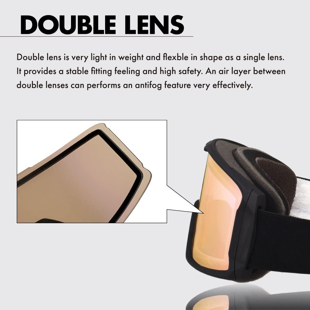 ZERO TECH BASE ZERO TECH BASE Compatible Replacement Lens for Oakley Flight Deck M Snow Goggles Green Mirror