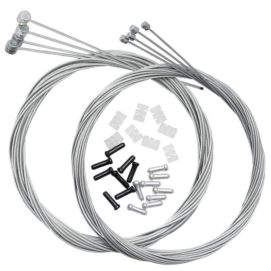 Dymoece Dymoece Bicycle Derailleur Shifter Cables,Brake Cables Set for Shimano Sram Road Mountain Bike (Only for Mountain Bike)