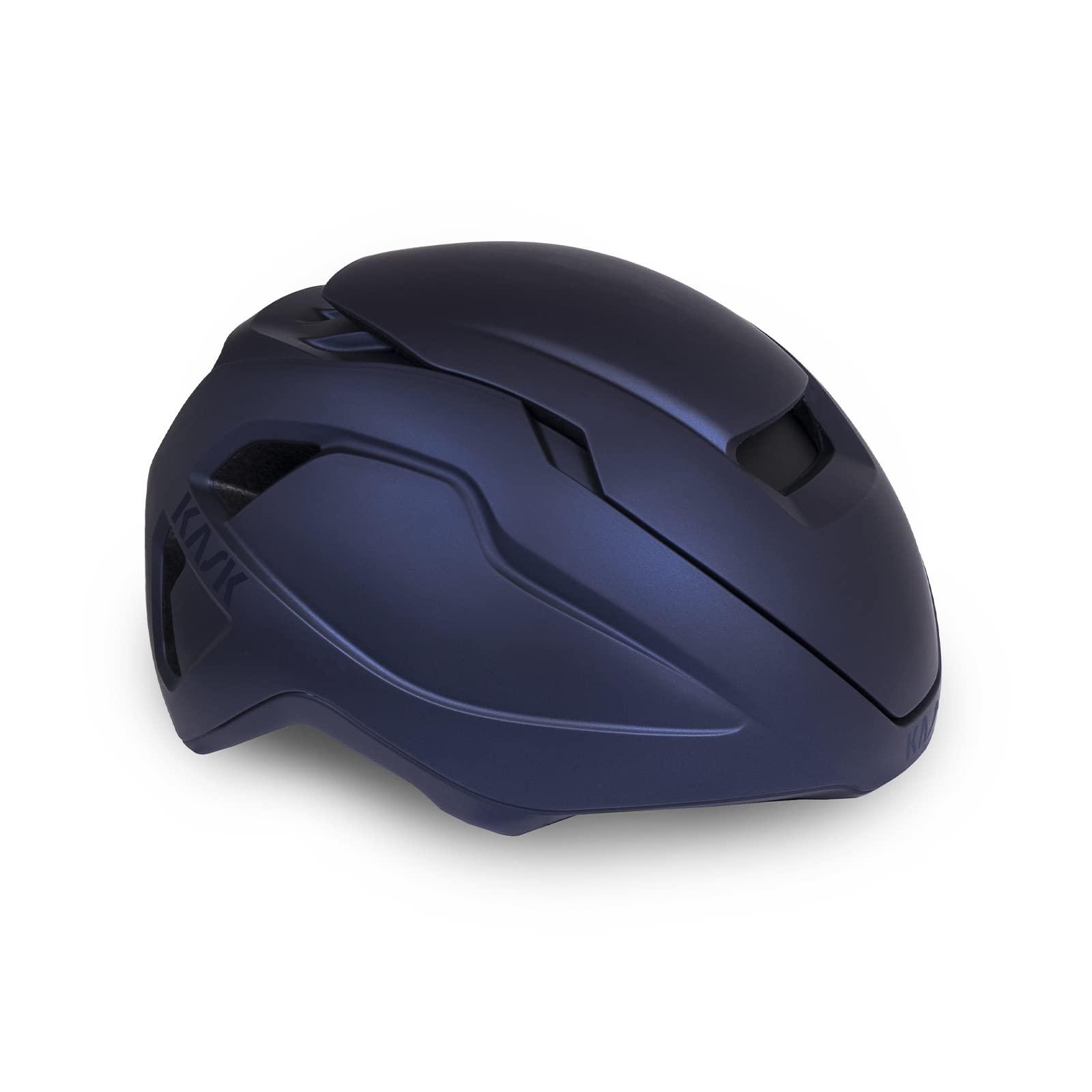 Kask KASK Wasabi Bike Helmet I Road, Gravel, Cyclocross & Year-Round Bike Helmet with Merino Wool Insulation - Blue Matt - Medium