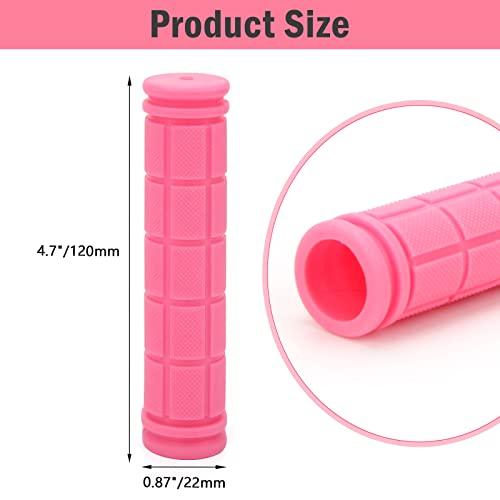 Coolrunner Coolrunner Bike Handlebar Grips, Bicycle Grips for Kids Girls Boys, Non-Slip Rubber Mushroom Grips for Scooter Cruiser Seadoo Tricycle Wheel Chair Mountain Road Urban Foldable Bike MTB BMX