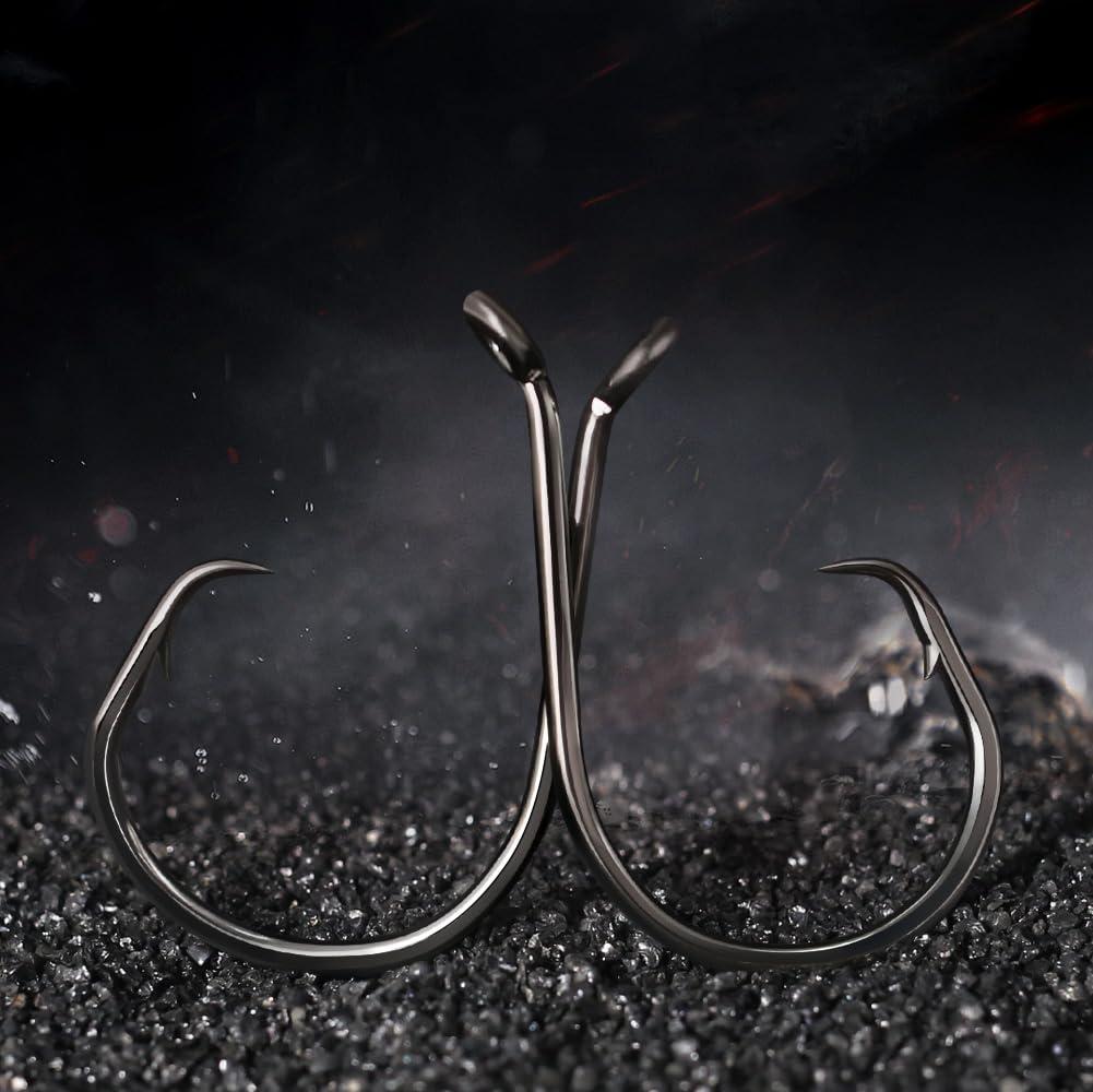 XFISHMAN Circle-Hooks-Fishing-Equipment-Octopus-Hooks-Saltwater-50 Pack #1 12/0