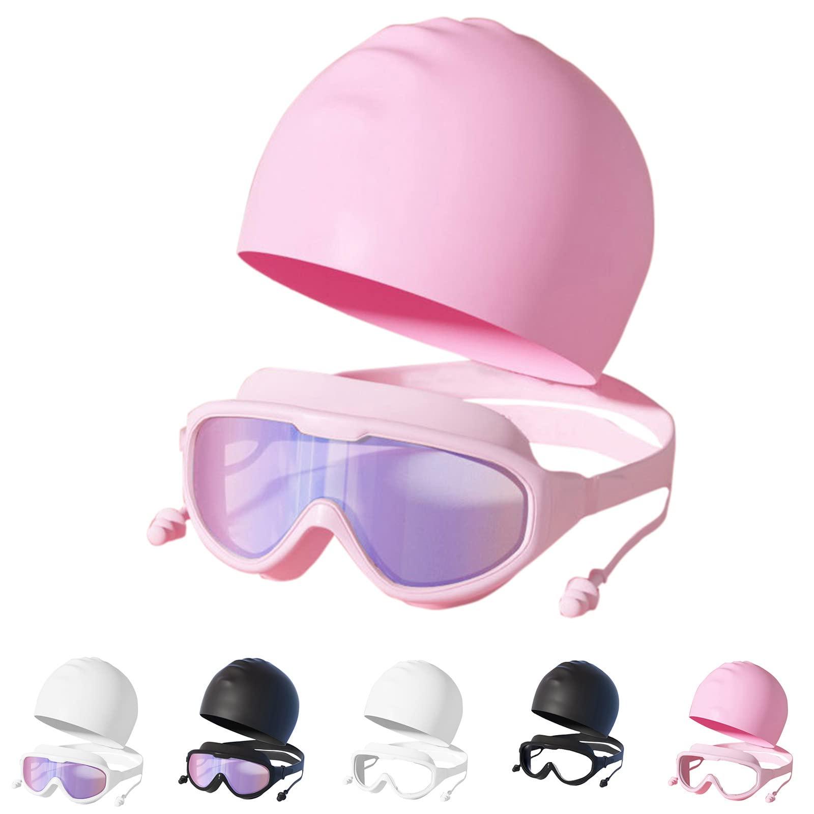 KELINFONG KELINFONG Swimming Goggles Kids 8-12 No Leaking Anti Uv Wide View Anti Fog Spray for Swim Goggles for Kids 3-6 Swimming Suits