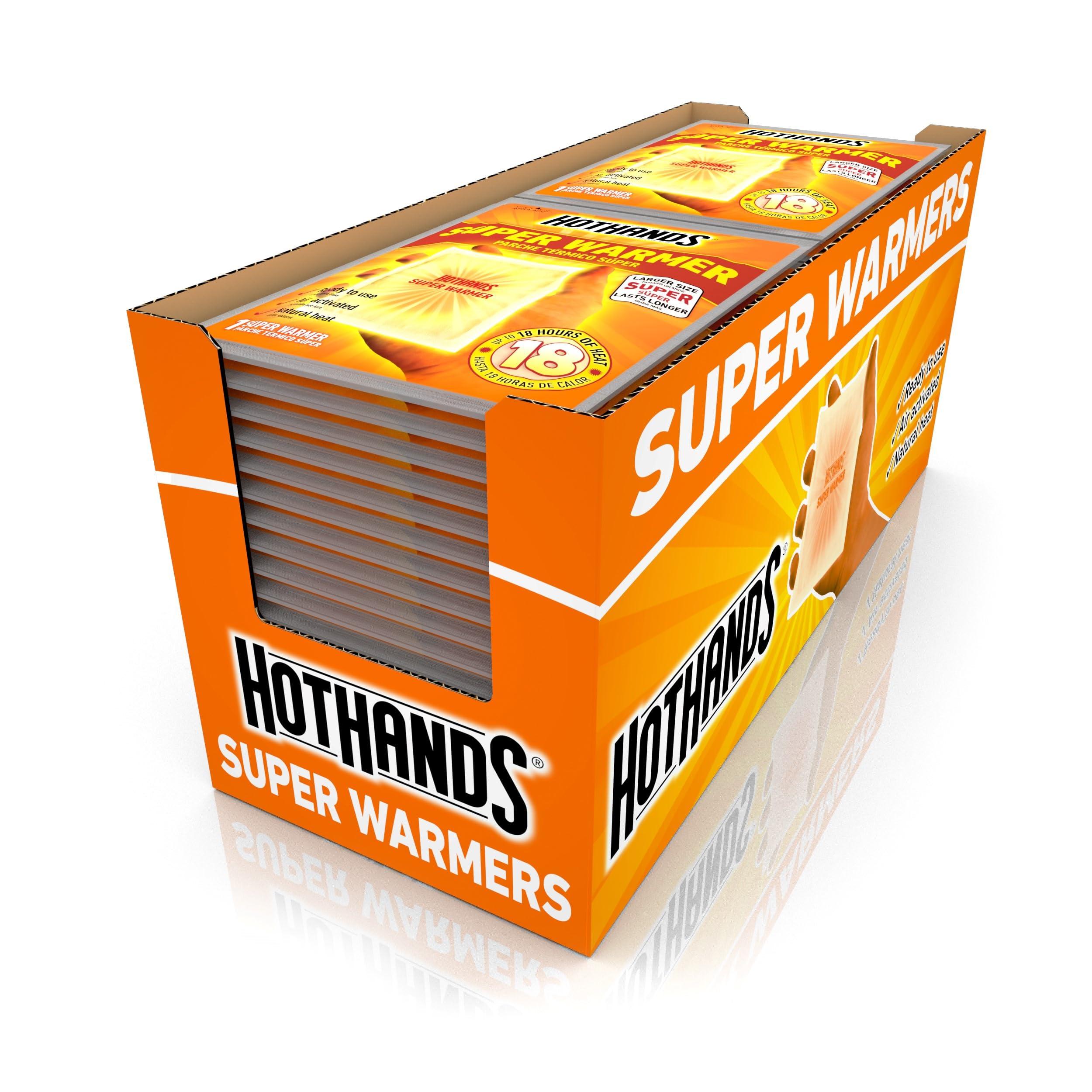 HotHands Hothands HH1ED240E-AMZ Body & Hand Super Warmers - Long Lasting Safe Natural Odorless Air Activated Warmers - Up to 18 Hours of Heat - 40 Individual Warmers