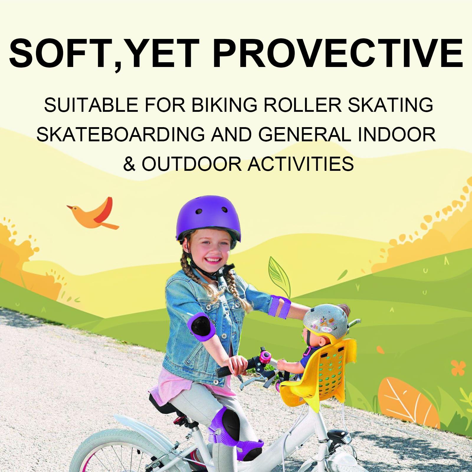ETWTOTOYO ETWTOTOYO Knee Pads for Kids Toddler 3-7 Years knee and elbow pads for kids Protective Gear for Skateboarding Pads Cycling Skating Scooter
