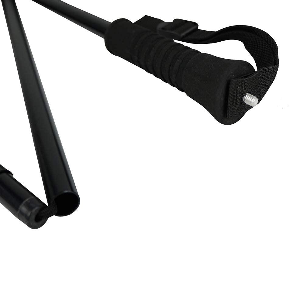Aventik Aventik Fold-able Wading Staff Water Depth Safety Warning Sign Coated Stainless Steel Core T7075 Aluminum Body Corrosion Resistance(WS091)