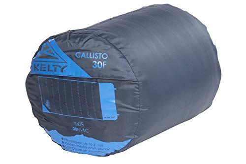 Kelty Kelty Callisto Kids 30 Degree Synthetic Insulated Sleeping Bag, Soft Shell, Stuff Sack Included for Boys and Girls