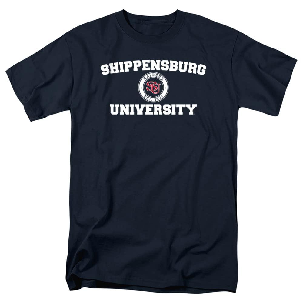 LOGOVISION Shippensburg University Official Circle Logo Unisex Adult T Shirt,Circle Logo, 5X-Large