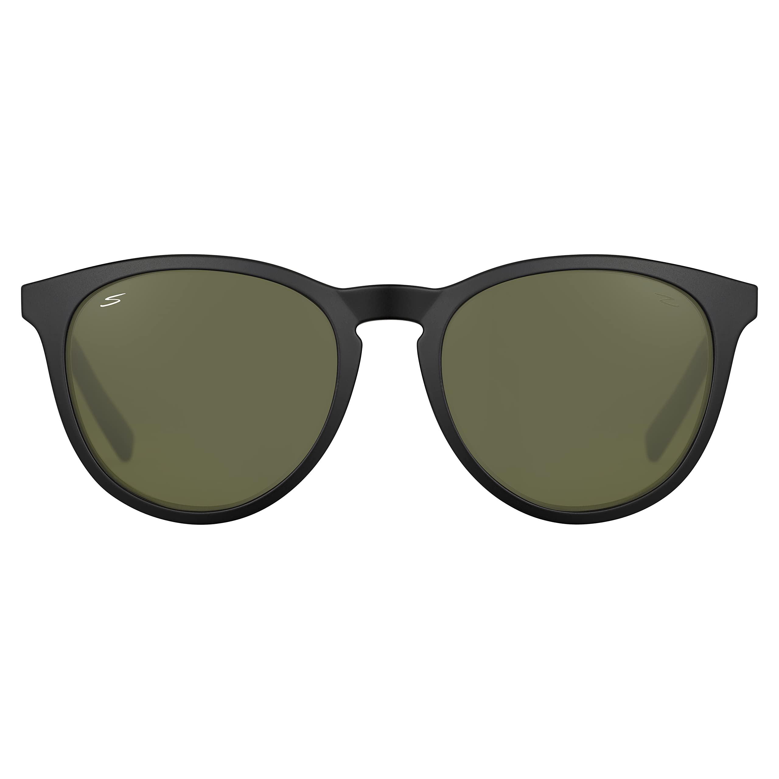 Serengeti Serengetti Square Brawley Matte Black-Saturn Non Polarized 555nm, Multi, One Size