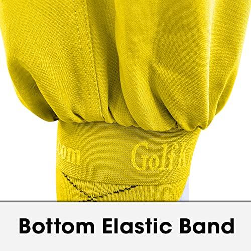 Golf Knickers Golf Knickers Yellow Microfiber (Plus Fours) for Men - 30\"