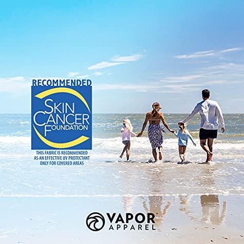 Vapor Apparel Vapor Apparel Mens UPF 50+ UV Sun Protection Long Sleeve Performance Hoodie for Sports and Outdoor Lifestyle, Medium, Arctic Blue