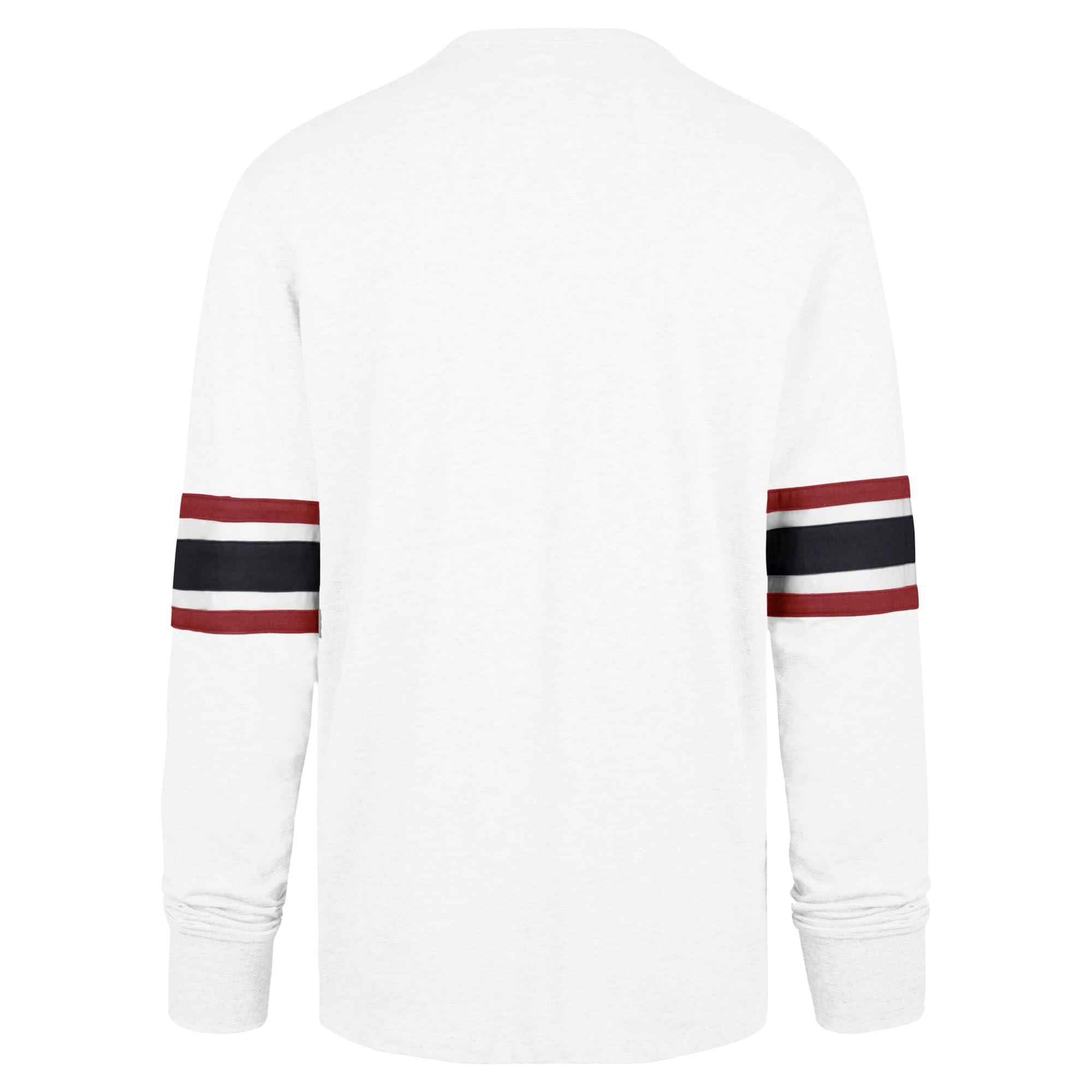 47 47 Men's White Houston Texans Gridiron Premier Brex Long Sleeve T-Shirt