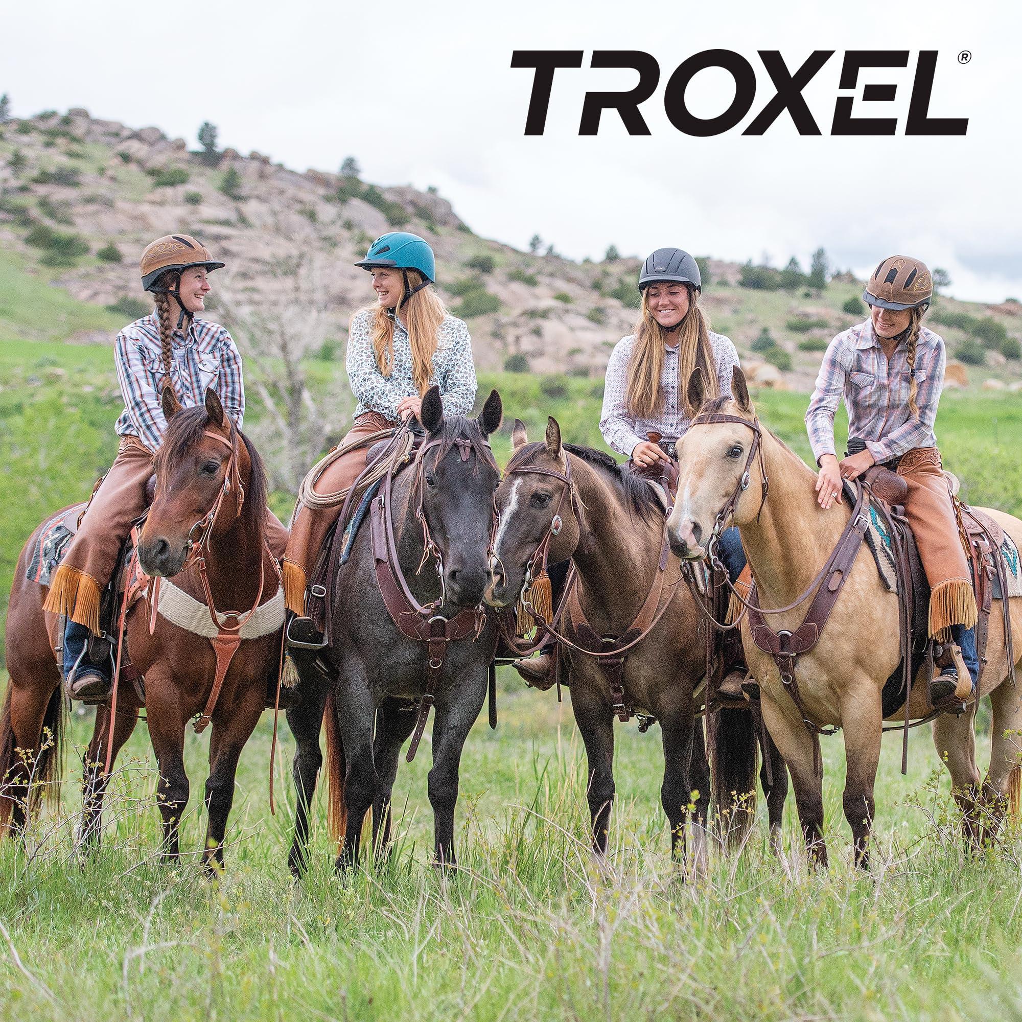 Troxel Troxel Dakota Trail Grizzly Brown Horse Riding Helmet Brown L