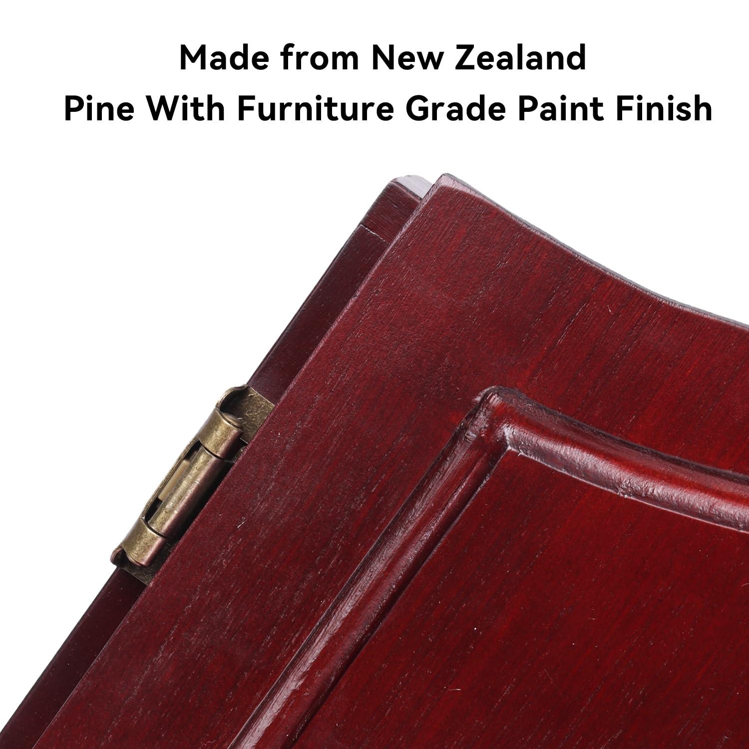 GSE Games & Sports Expert GSE Games & Sports Expert Professional Solid Wood Classic Dartboard Cabinet with Sisal/Bristle Dartboard, Scoreboard, and 6 Steel Tip Darts, Easy Assembly Complete with All Accessories (Deluxe Cherry)