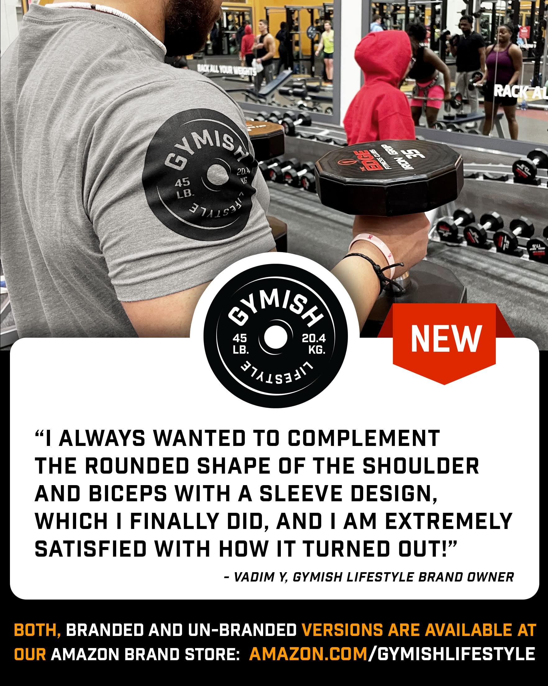 Gymish Lifestyle Gymish Lifestyle Gym Therapy Workout Shirts for Men, Lifting T-Shirt for Gym Workout (Grey, 3XL)