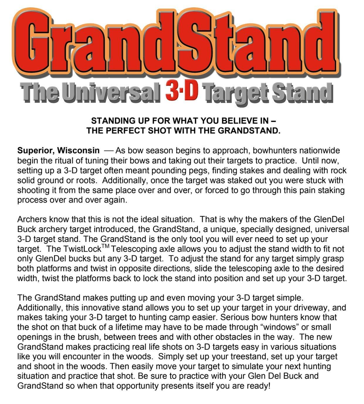 Shooter Shooter Grandstand - Universal Adjustable 3D Archery Target Stand