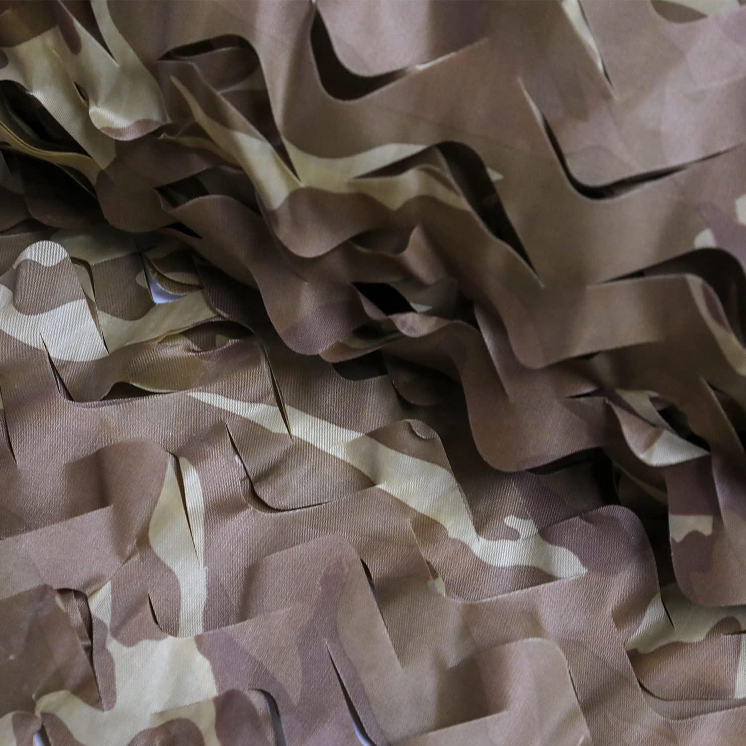 GRVCN GRVCN Camo Netting Camouflage Net, Bulk Roll Sunshade Mesh Nets for Hunting Blind Shooting Military Theme Party Decorations