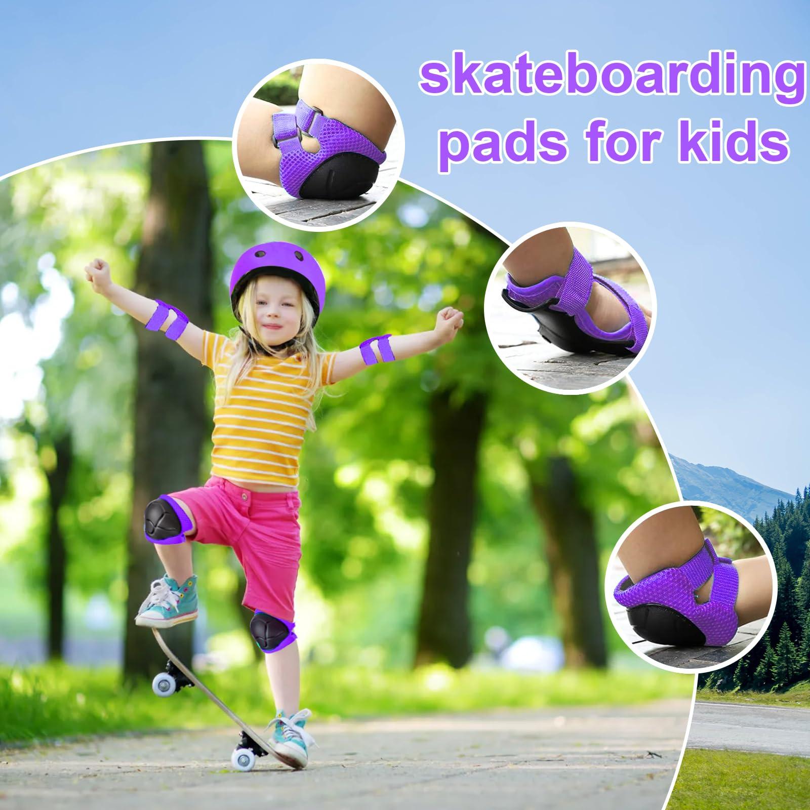 ETWTOTOYO ETWTOTOYO Knee Pads for Kids Toddler 3-7 Years knee and elbow pads for kids Protective Gear for Skateboarding Pads Cycling Skating Scooter