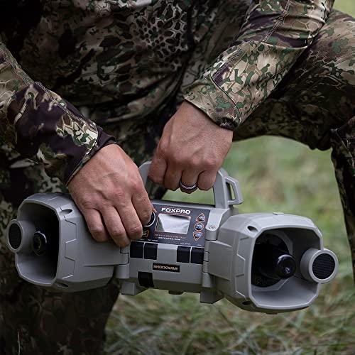 FOXPRO FOXPRO Shockwave American Made Electronic Predator Call Remote Operated and Programmable Coyote, Fox, Crow, Hog Call for Hunting