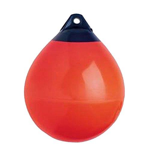 X-Haibei X-Haibei Pair of Boat Fender Ball Round Anchor Buoy, Dock Bumper Ball Inflatable Vinyl A-Series Shield Protection Marine Mooring Buoy Red, A29 D11.8*H13.8 inch