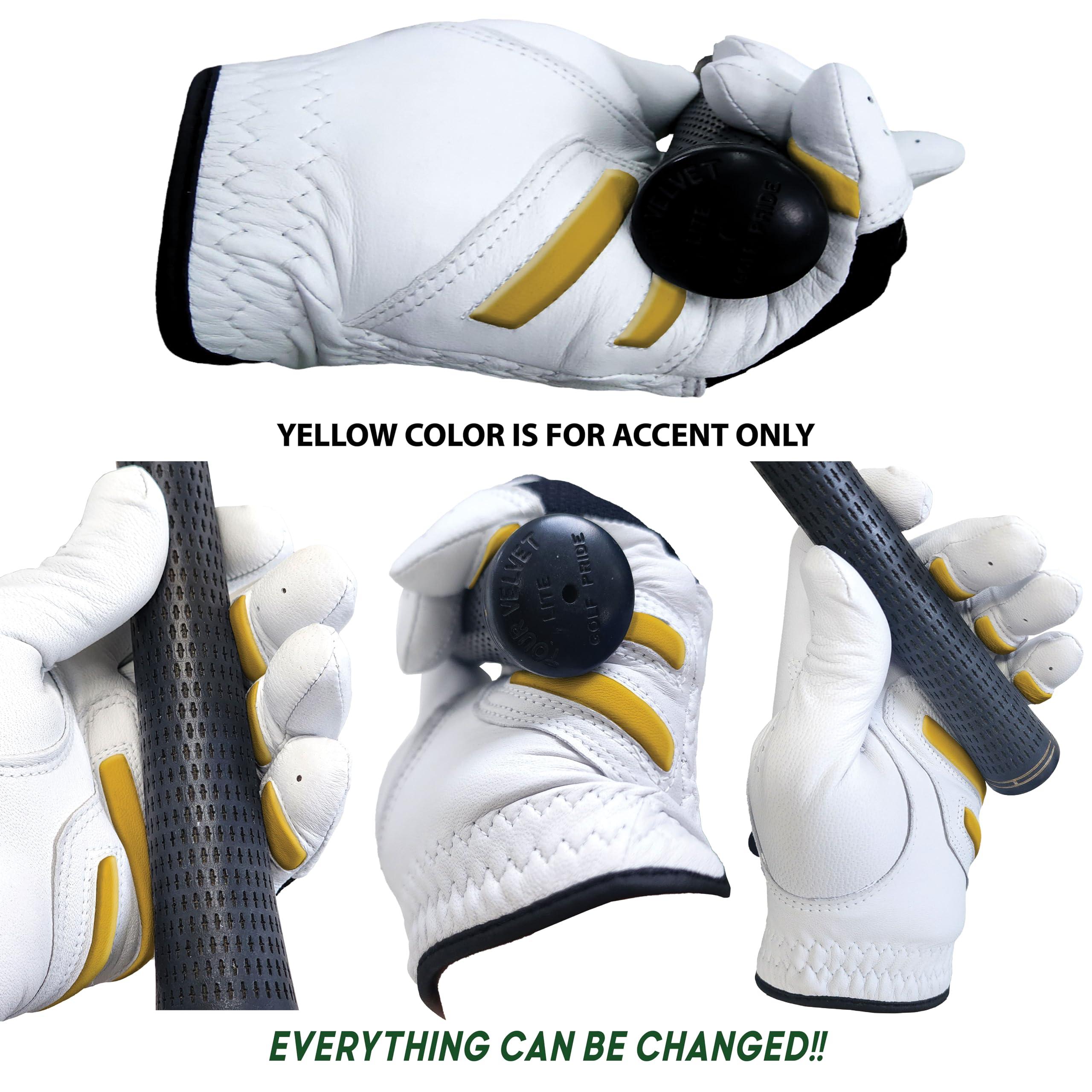 MONKEY GRIP MONKEY GRIP Golf Glove Bearing Capacity Non silp No Slice pad Premium Lether Power Pad Left Hand (Man-X_Large)