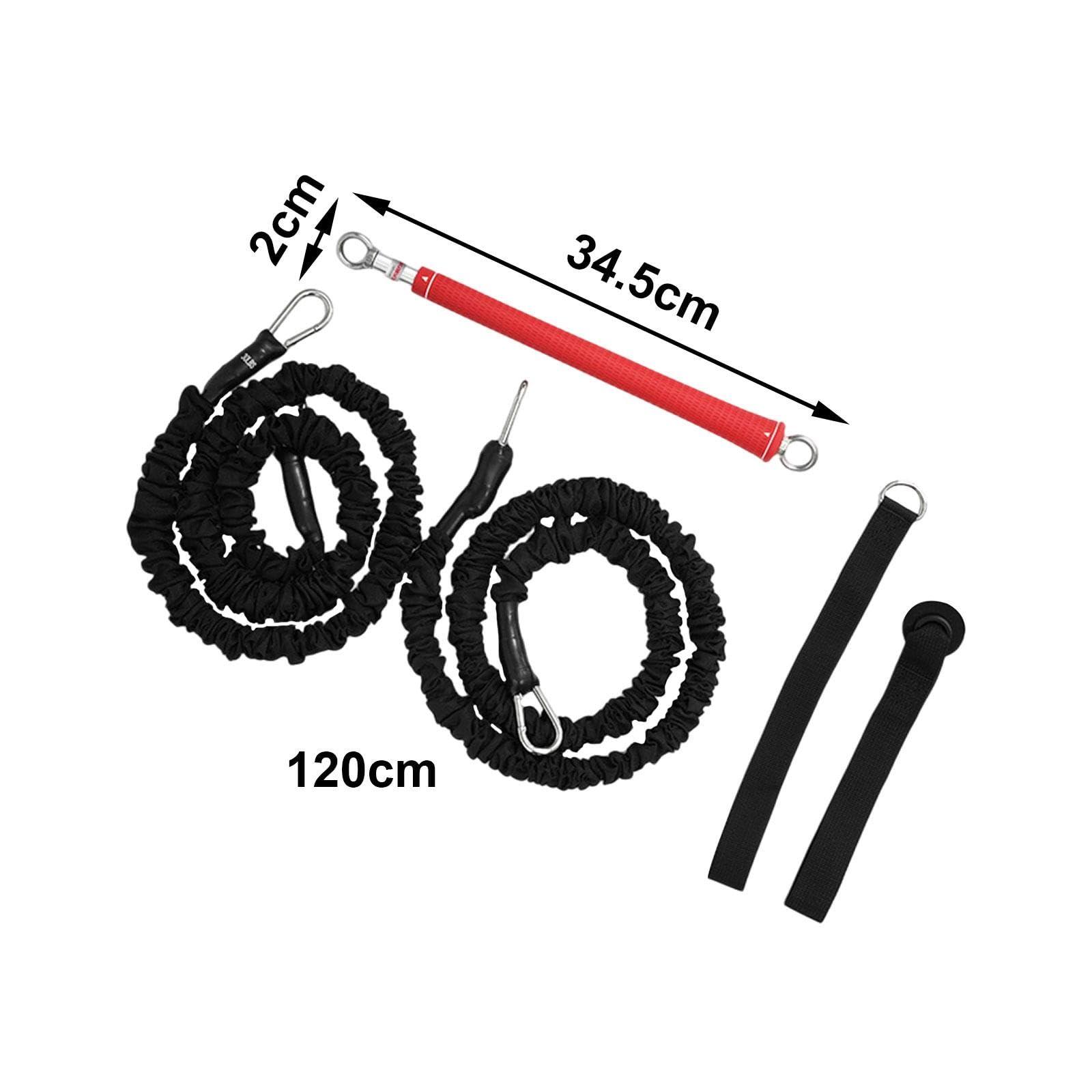 NineFit Basics NineFit Basics Golf Rope Swing Trainer,Golf Swing Training Aid for Posture Correction, Golf Wrist Training Golf Swing Practice Equipment Tool for Golf Lover Golf Accessories (Black)