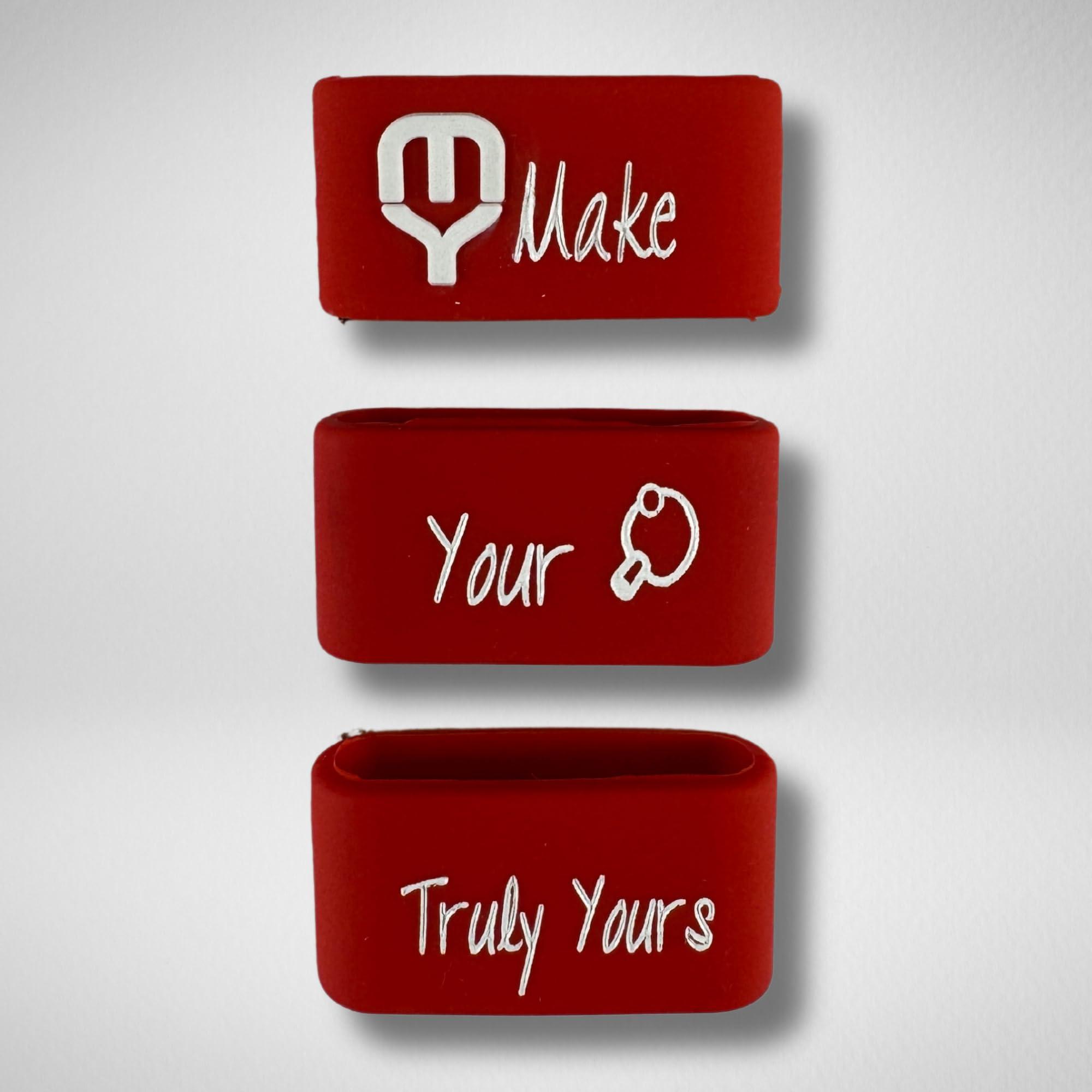 MYPadL MYPadL Pickleball Paddle Personalizable Bands (Red)