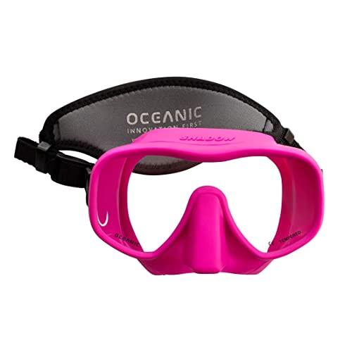 Oceanic Oceanic Shadow Mask Special Edition Colors Scuba Diving Snorkeling Mask (Pink, Mini)