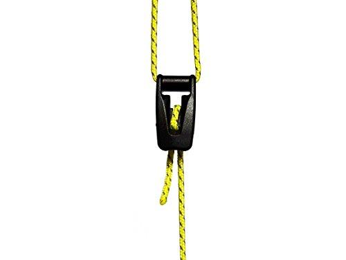 LiteOutdoors LiteOutdoors Guyline & Tensioner Kit - 1.8mm Diameter - 60 or 100 feet - Ultralight Reflective Tent Cord, Lightweight Non-Slip Cord Adjusters, for Camping, Hiking, Backpacking Paracord Rope (100 FT)