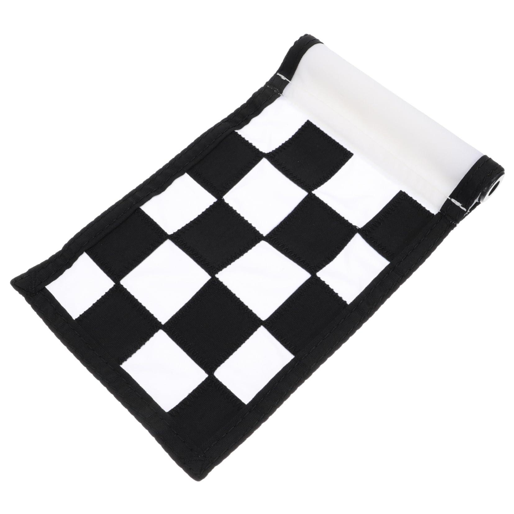 SUPVOX SUPVOX Training Flag for Golf Checkered Design Nylon Flag for Outdoor Course Practice Complete Accessory
