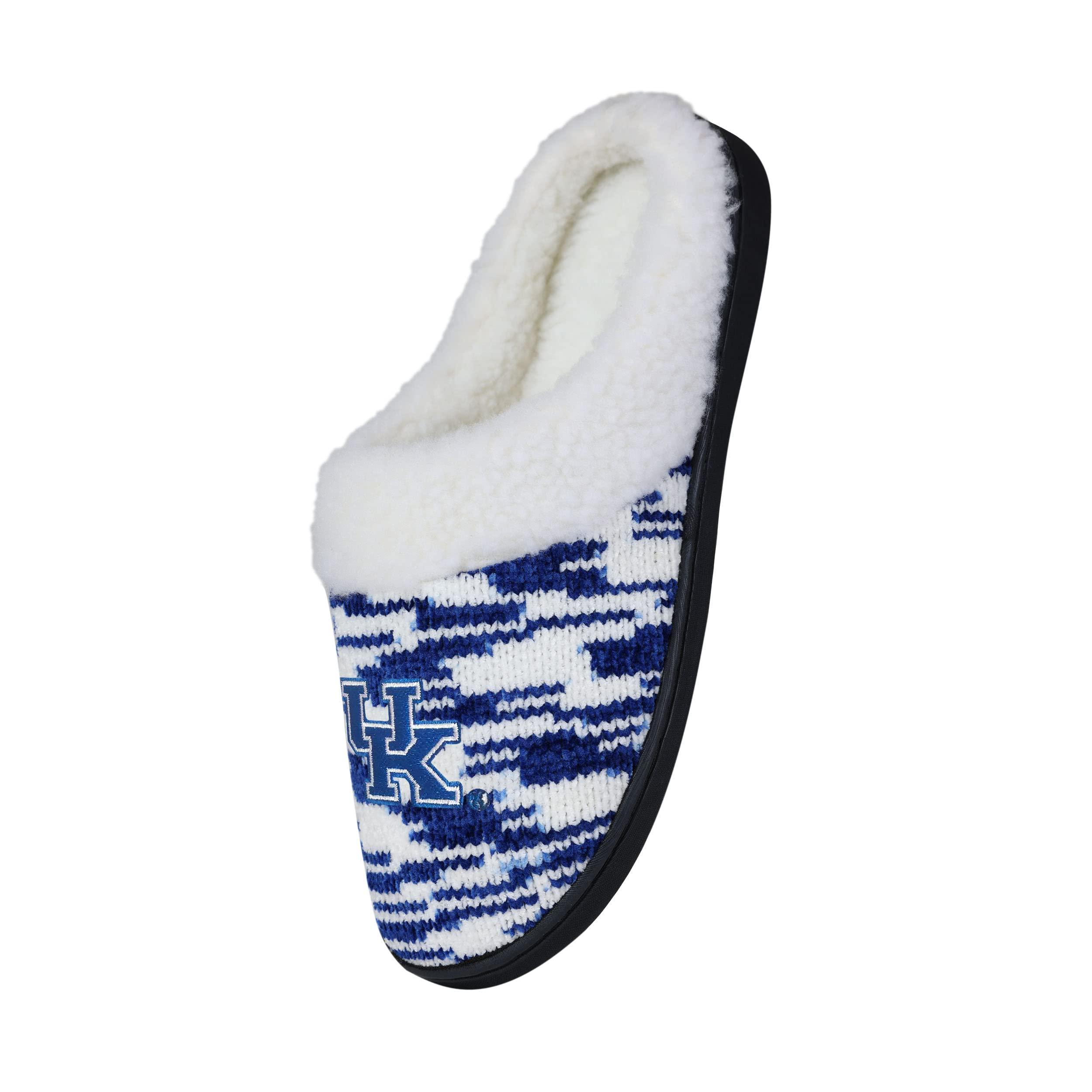 FOCO FOCO Women\'s NCAA Sherpa Lined Colorblend Cup Sole Slippers, Team Color, 9-2374