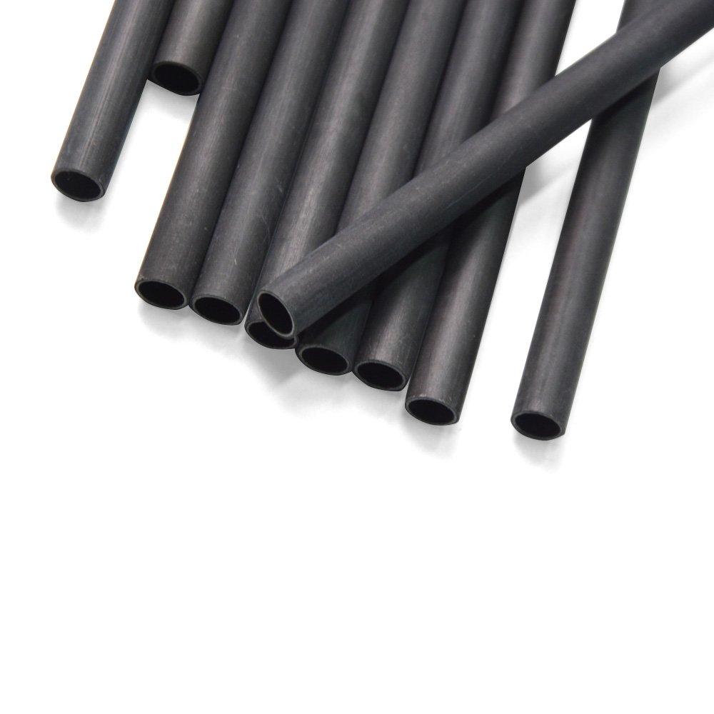 HNZMDY HNZMDY 30 Inch 6.2 mm Carbon Arrow Shaft Spine 500 Carbon Shaft Tube DIY Archery (Shaft, 72 Pcs)