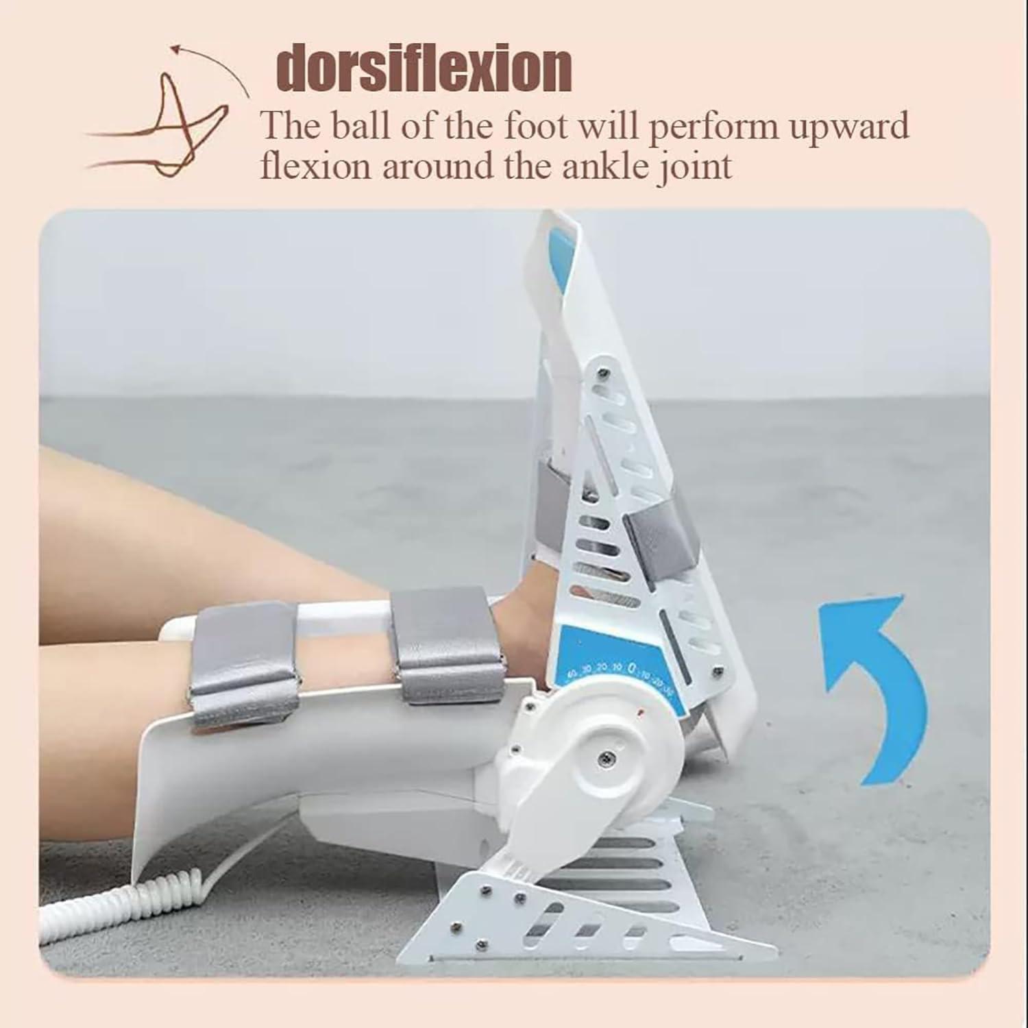HDCCDM HDCCDM Electric Ankle Trainer, Foot Rehabilitation Training Equipment, 3-speed Speed Regulation, -30 ~40 Full Angle Exercise, for Stiff Ligament After Stroke and Hemiplegic Fracture