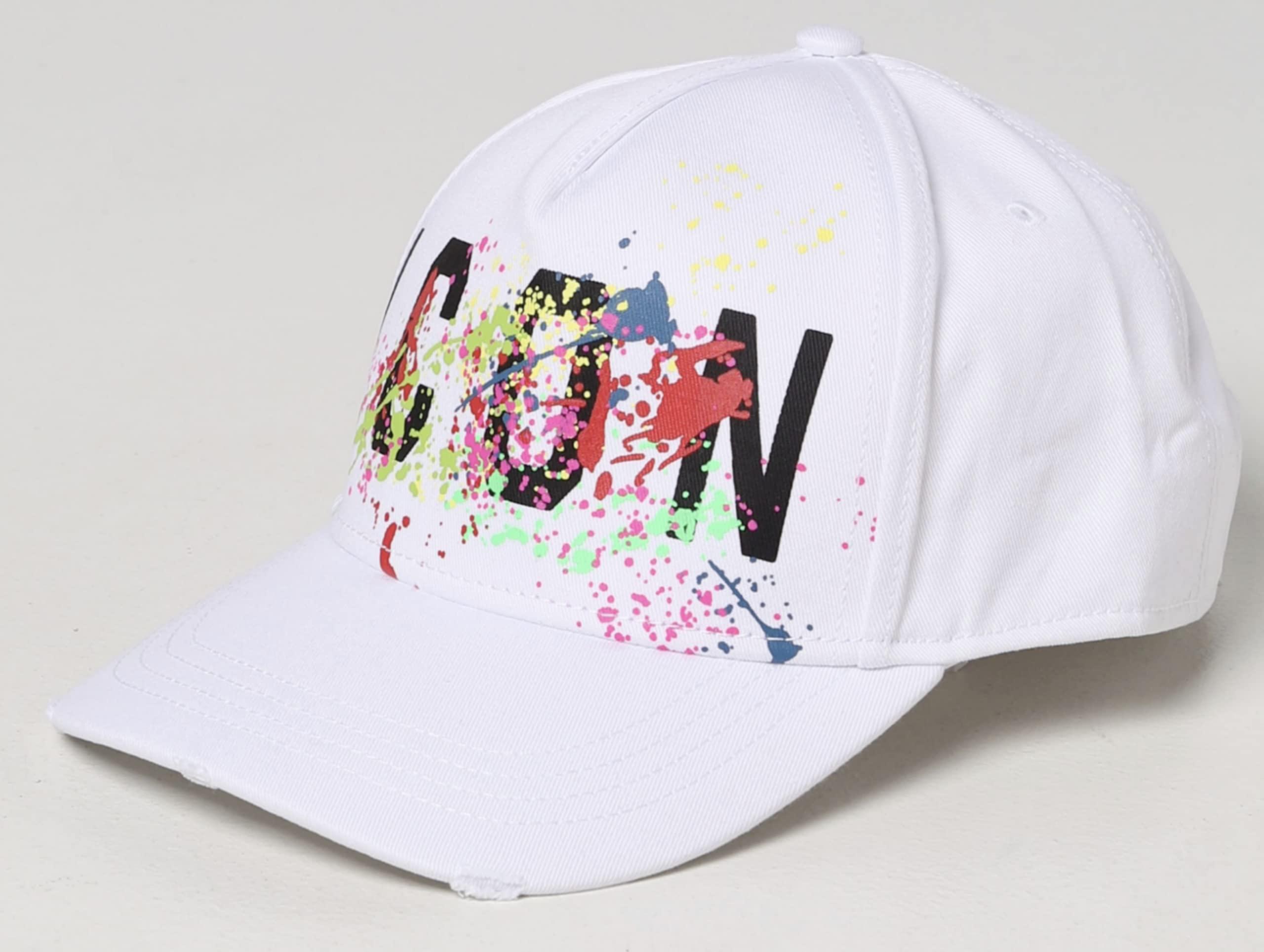 DSQUARED2 DSQUARED2 Men Icon Baseball Cap White