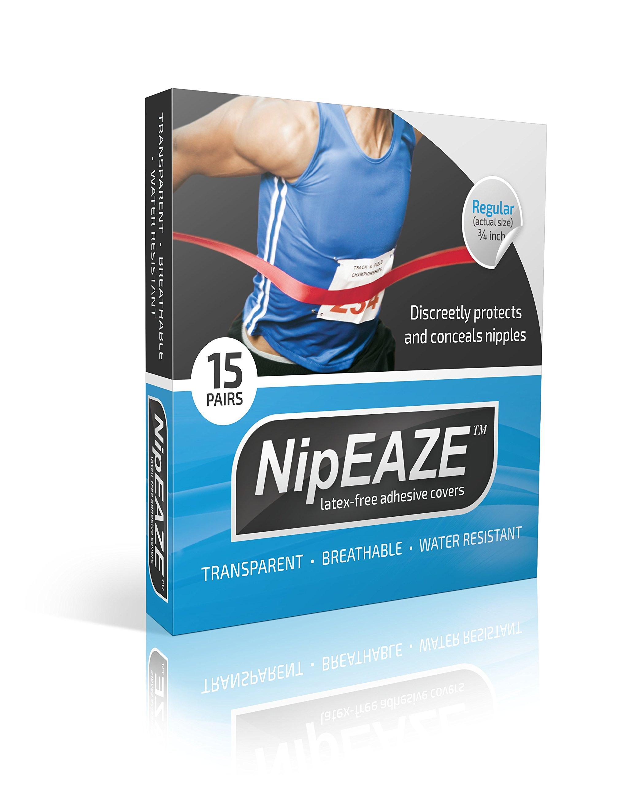 NipEaze NipEaze - The Original Sports Nipple Cover - Nipple Chafing Prevention (Regular - 15pairs)