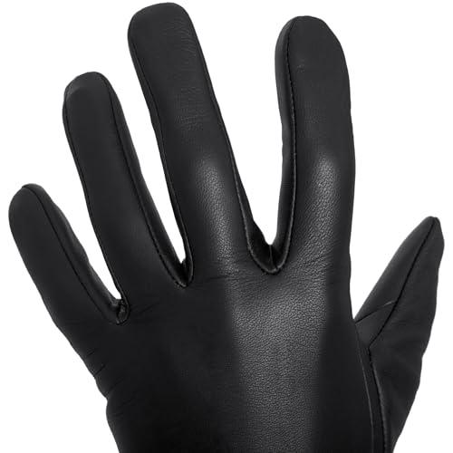 Tough Gloves Tough Gloves Patrol-X Ultra Thin Leather Gloves, TD301 Black Size 12