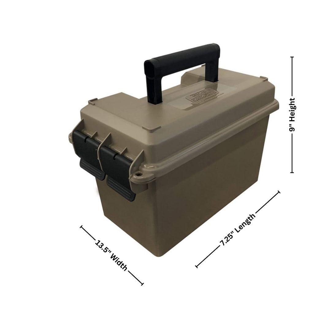 MTM MTM Case-Gard Ammo Can 9mm Combo, 1000 Rounds, Flat Dark Earth